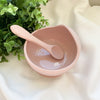 Silicone Suction Bowl + Spoon set - Dusty Lilac